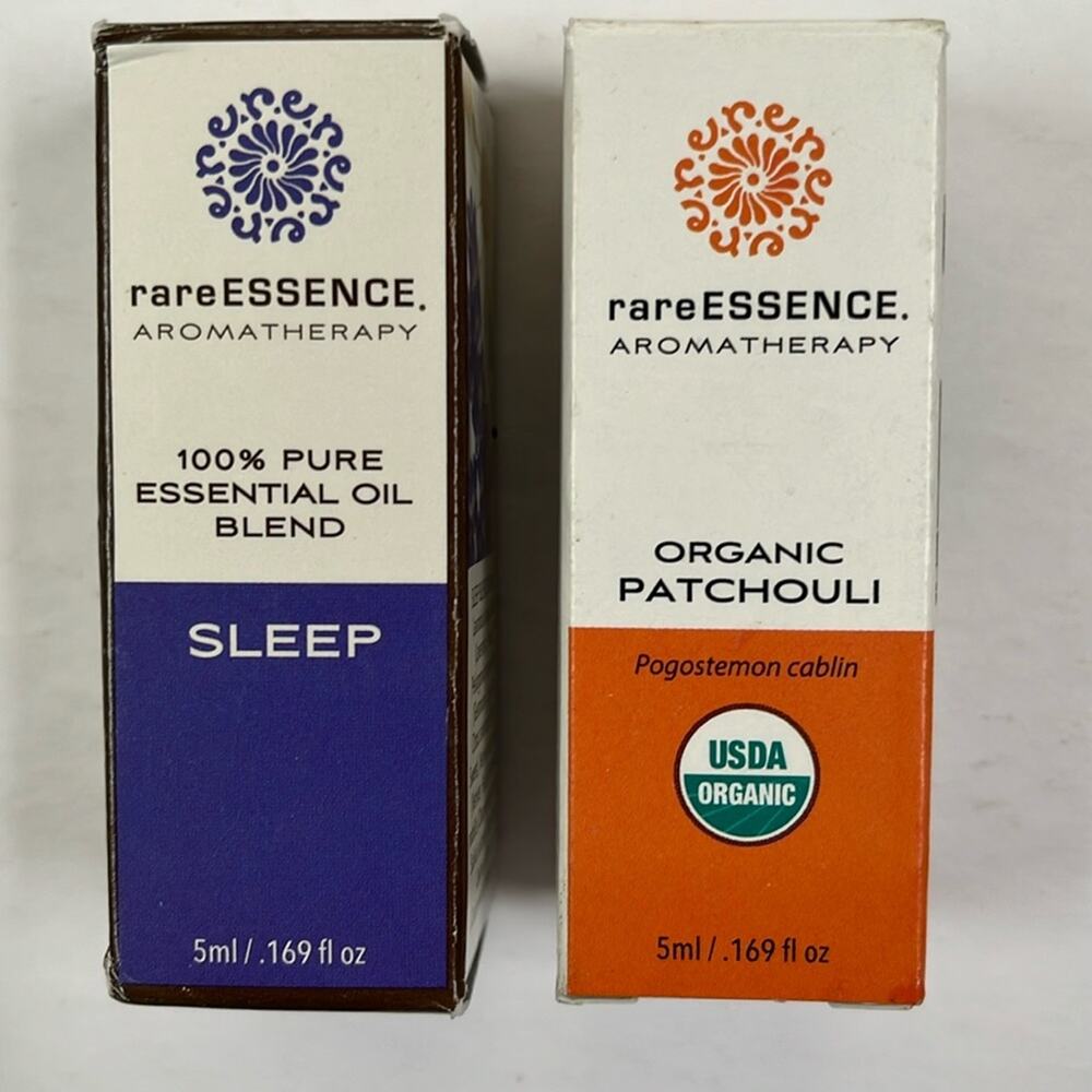 rareESSENCE Aromatherapy Sleep Blend Organic Patchouli 100% Pure Essential Oils